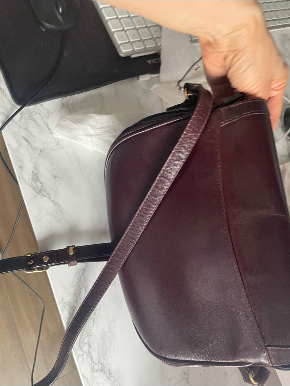 Bally Mahogany Crossbody - Picture 11 of 16